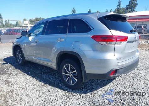 2018 Toyota Highlander Hybrid Xle from USA, damaged, VIN 5TDJGRFH4JS043904